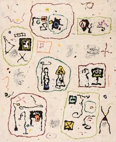 Alden Mason ''Jeepers'' 2002 Acrylic