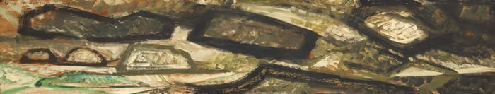 Guy Anderson ''Winter Islands'' 1958 Oil