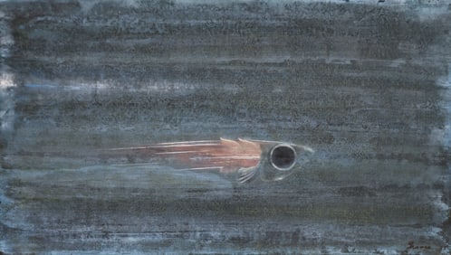 Morris Graves ''Minnow'' 1955 Tempera