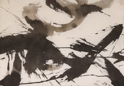 Mark Tobey ''Space Ritual'' 1957 Sumi Ink
