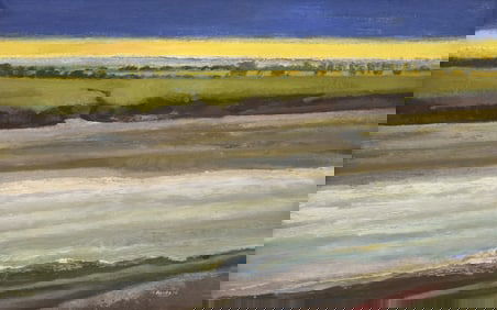 Paul Havas ''Tide Land'' (Skagit Valley) 1976 Oil