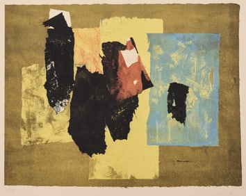 Paul Horiuchi ''Weathered by Time'' Lithograph