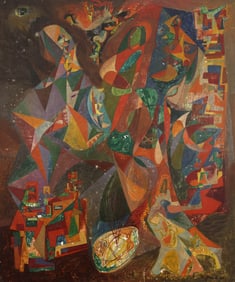 James Fitzgerald ''Visitation'' 1946 Tempera