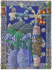 Jack Portland ''Duo'' 1989 Mixed Media