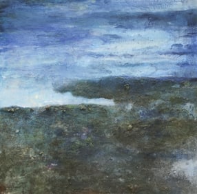 Richard H. Davis ''Shoreline'' Mixed Media