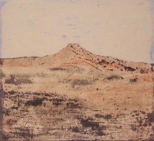 Joseph Goldberg ''Signal Peak'' 1975 Oil