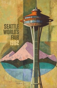 Harry Bonath ''Seattle World's Fair 1962'' Oil