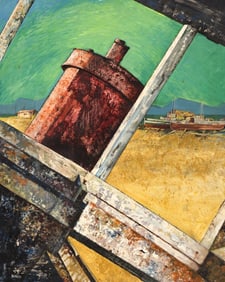 Harry Bonath ''Tilted View'' Oil