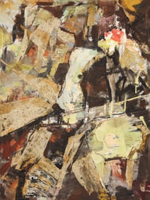 Harry Bonath ''Falls'' (Abstract) Oil