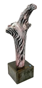 Jack Shadbolt ''Sentinel'' Painted Wood Sculpture