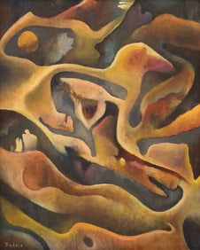 Bruce Moburg ''Interim'' 1970 Oil