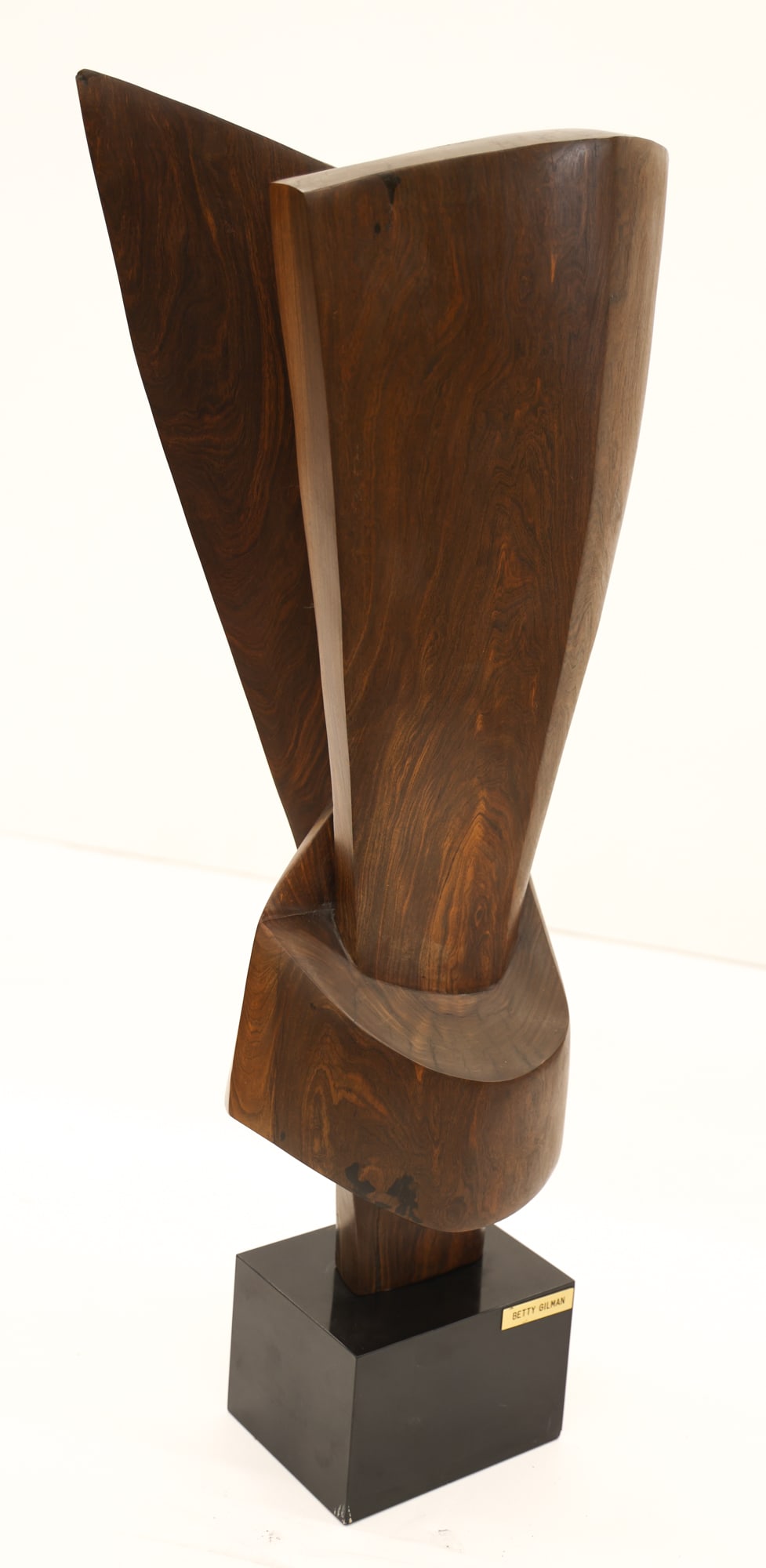 Betty Gilman ''Sentinel'' Walnut Sculpture (1 of 3)