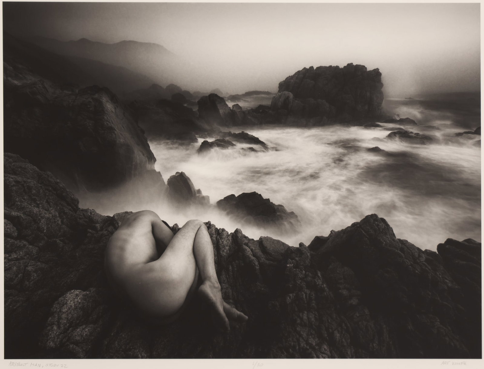 Art Wolfe ''Abstract Man, Study 22'' Silver Gelatin (1 of 2)