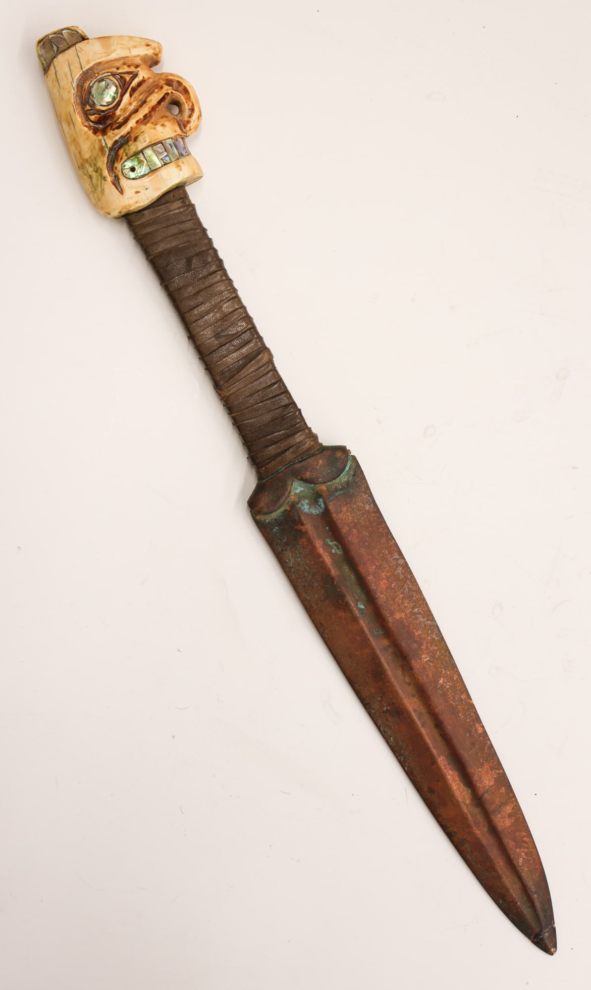 Old Northwest Coast Native Copper Dagger (1 of 4)