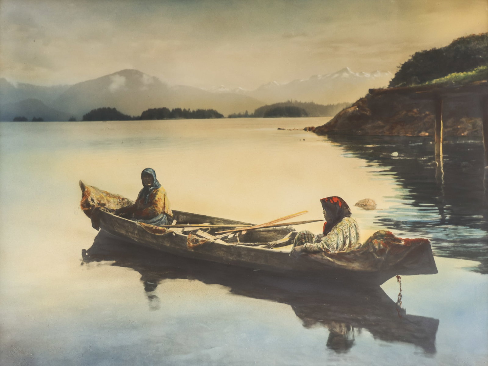 Merrill Studio Alaska ''August Morning'' Tinted Photograph (1 of 3)