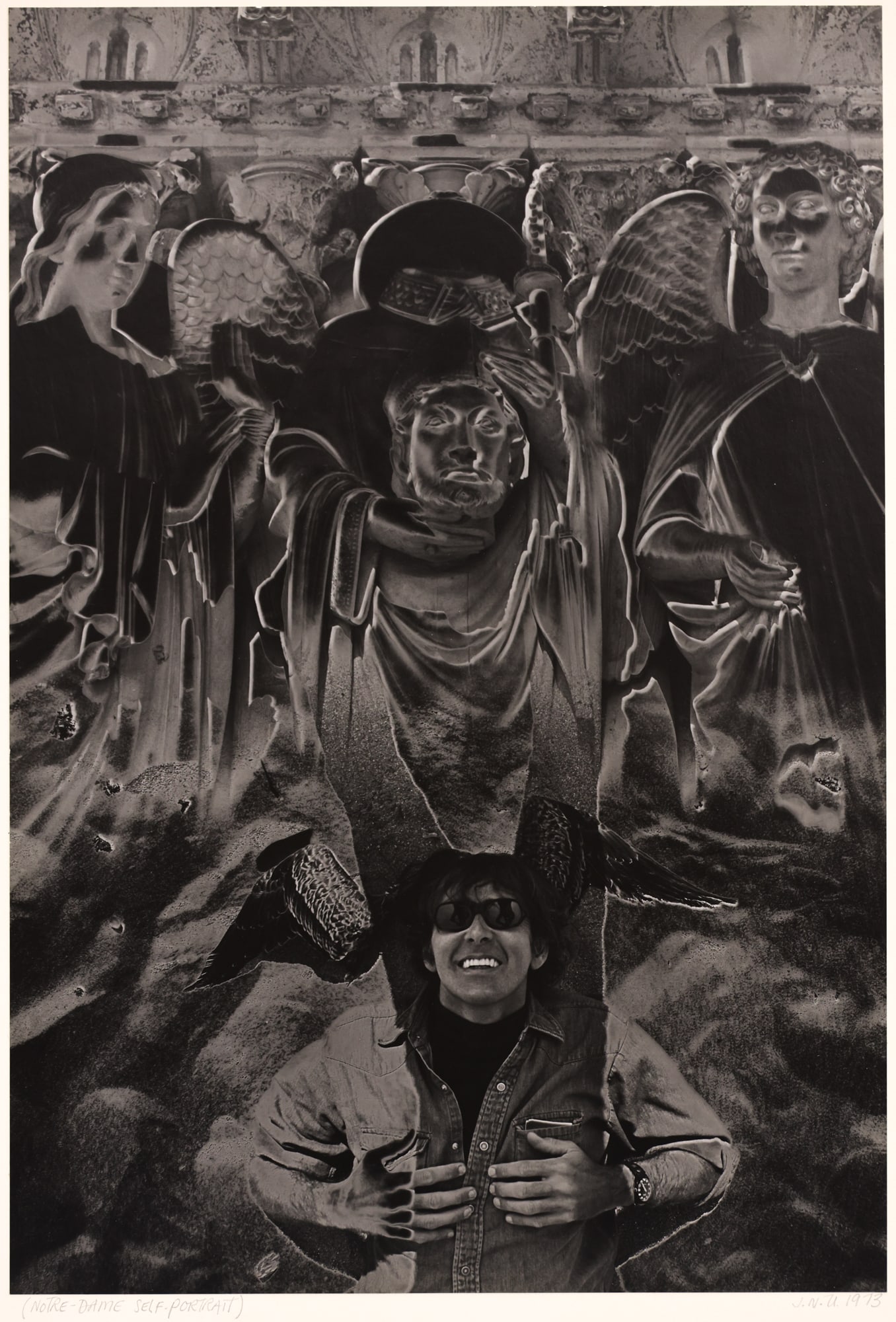 Jerry Uelsmann ''Notre-Dame Self-Portrait'' 1973 (1 of 3)