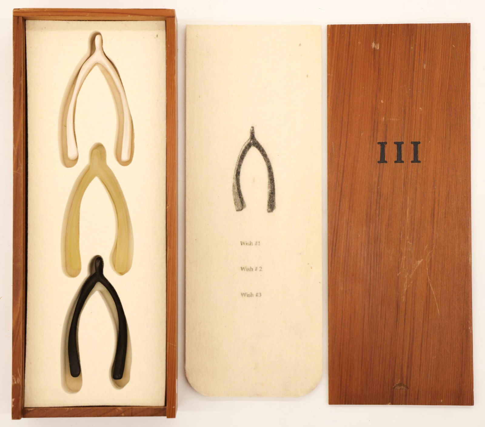 Lorna Simpson ''III'' (Three Wishes) 1994 Sculpture (1 of 2)