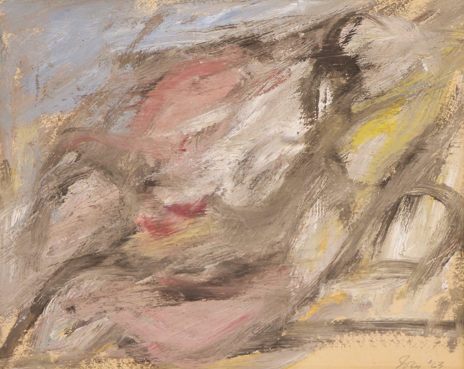 William Ivey ''Untitled'' 1963 Oil (1 of 3)