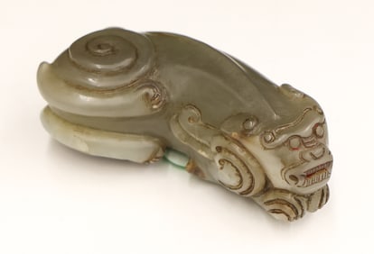 Chinese Jade Mythical Beast Carving