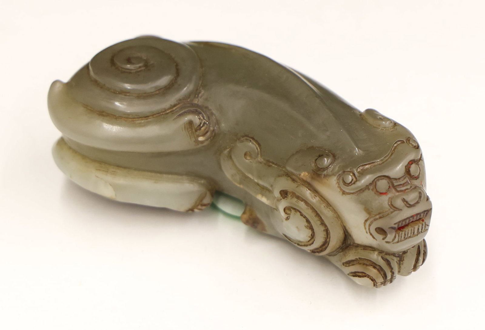 Chinese Jade Mythical Beast Carving (1 of 3)