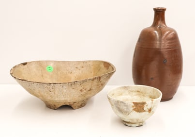 3pc Japanese Edo Period Ceramics