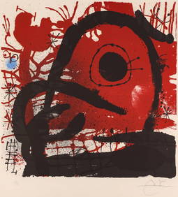 Joan Miro ''The Wood-Squarer at Rest'' 1968 (1 of 3)