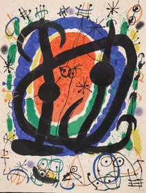 Joan Miro ''Exhibition XXIIe Salon de Mai'' 1966