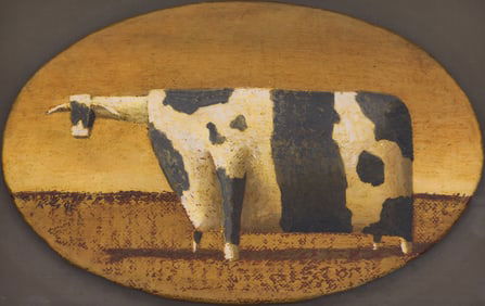 John Kelly ''Dobell's Cow'' 1995 Oil