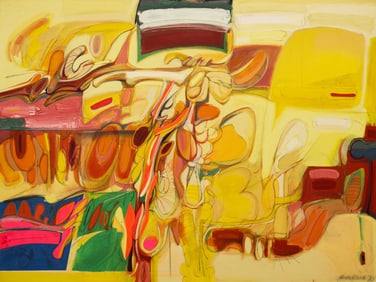 Robert Allen Nelson ''Untitled'' (Abstraction) 1970