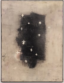 Joseph Goldberg ''Hairline'' 1991 Encaustic