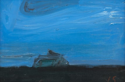 Jay Steensma ''Untitled'' (Blue Sky) 1990's Oil