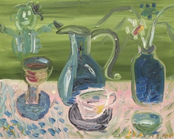 Jay Steensma ''Untitled'' (Still Life) 1990's Oil