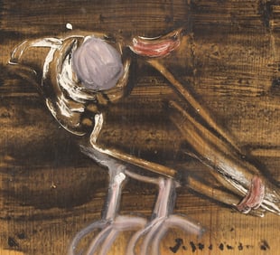 Jay Steensma ''Untitled'' (Spirit Bird) 1998's Oil