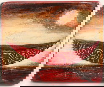 Steve Jensen ''Red Boat for Troy'' Oil