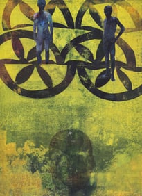 Galen Garwood ''Patroclus with Achilles'' 1992 Monotype