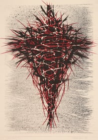 Karen Guzak ''Storm Rising'' 1987 Color Lithograph