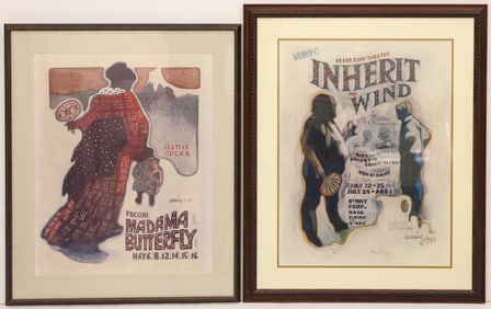 William Cumming Two Signed Posters