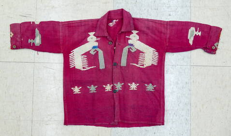 Guatamalan Embroidered Quetzal Shirt (1 of 2)