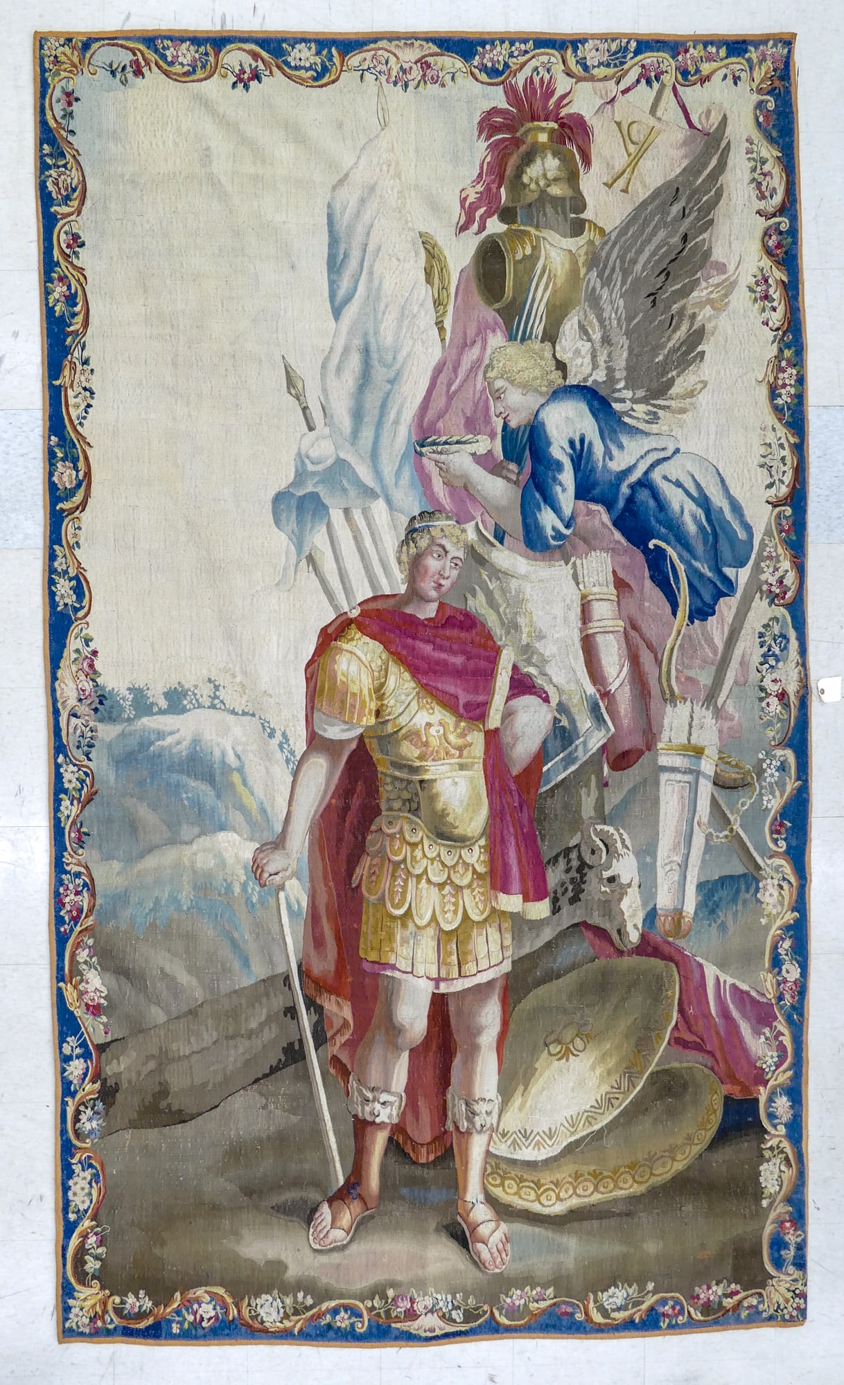 Large French Classical Hanging Tapestry (1 of 3)