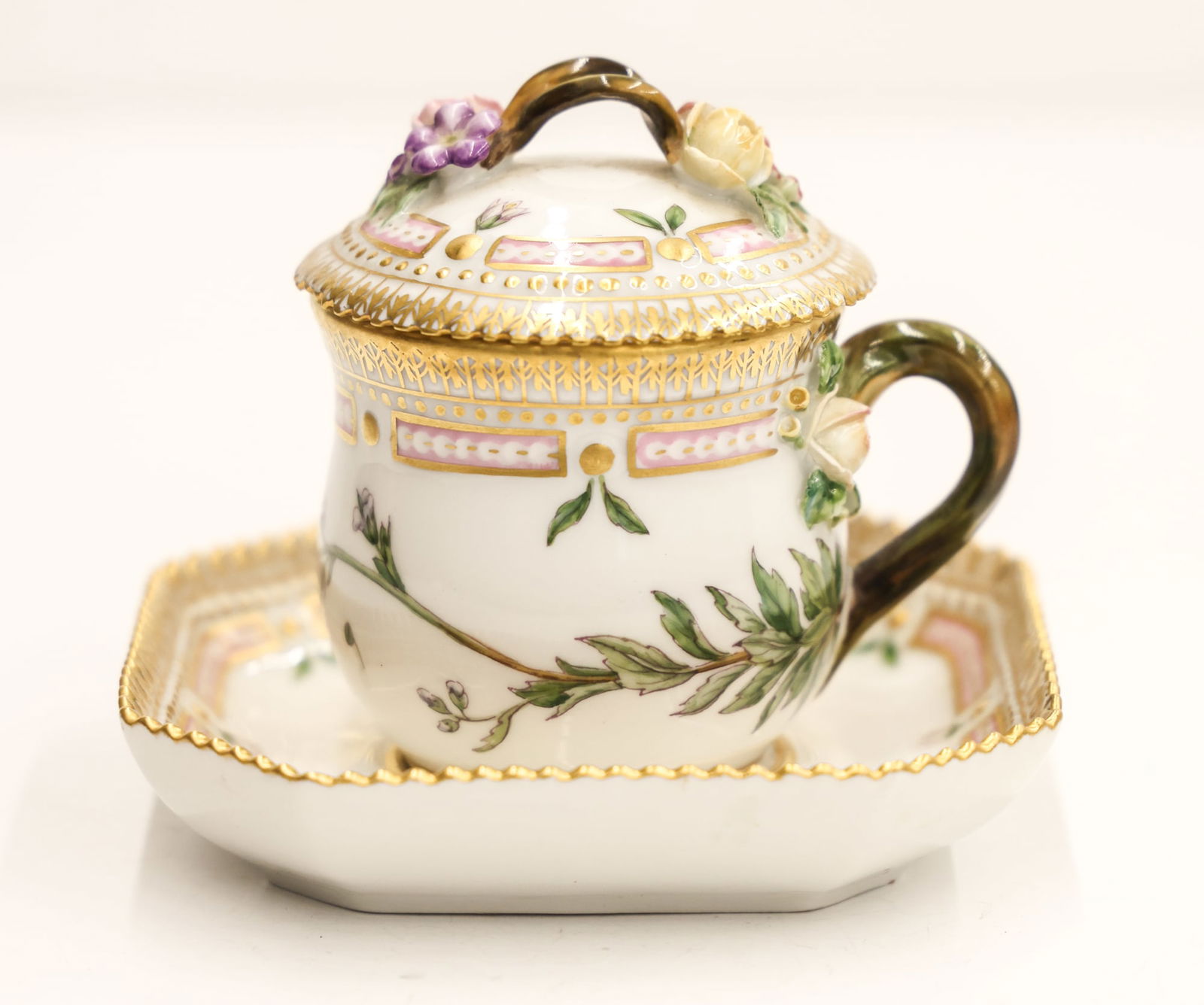 Royal Copenhagen Flora Danica Pot de Creme (1 of 3)