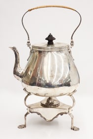 Gerrard & Co. London Sterling Kettle on Stand