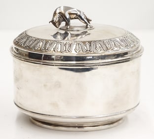 J. Tostrup 830 Norwegian Silver Bon-Bon Jar