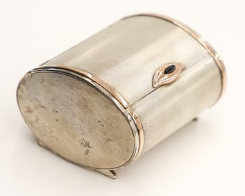 Dunhill Art Deco 14k Sterling Cigarette Box