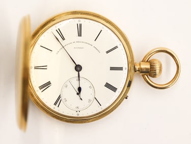 Antique G.E. Frodsham English 18k Gold Pocket Watch