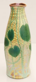 Alton Trevaise Heart and Vine Iridescent Glass Vase