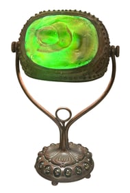 Tiffany Studios Turtleback Bronze Desk Lamp