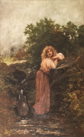 John Andrew McColvin ''Rebecca at the Well'' Oil