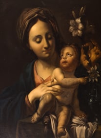 Francesco Trevisani Attr. ''Madonna with Child'' Oil
