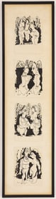 Sunil Madhav Sen ''Four Ink Drawings'' 1970