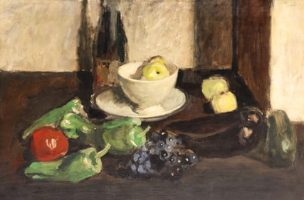 Alexandre Sacha Garbell ''Table Still Life'' Oil